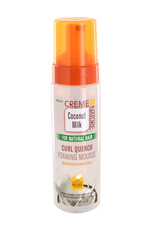 Creme Of Nature Coconut Milk Curl Quench Foaming Mousse 7oz.